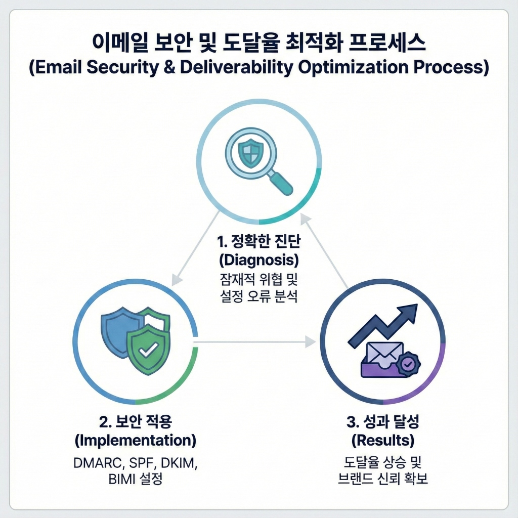 Email Security & Deliverability Optimization Process